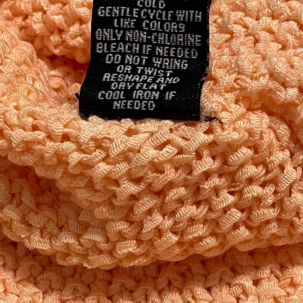 NWT Moon & Madison Oversized Peach Loose Knit Sweater - Picture 14 of 15